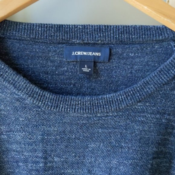 J. Crew French Terry Raglan Slub Pullover Sweater - Picture 6 of 8
